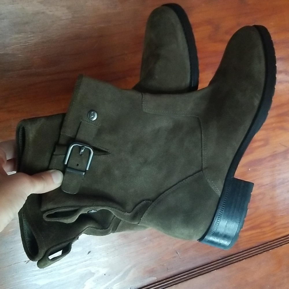 Via Spiga Suede Ankle Boots, 7.5